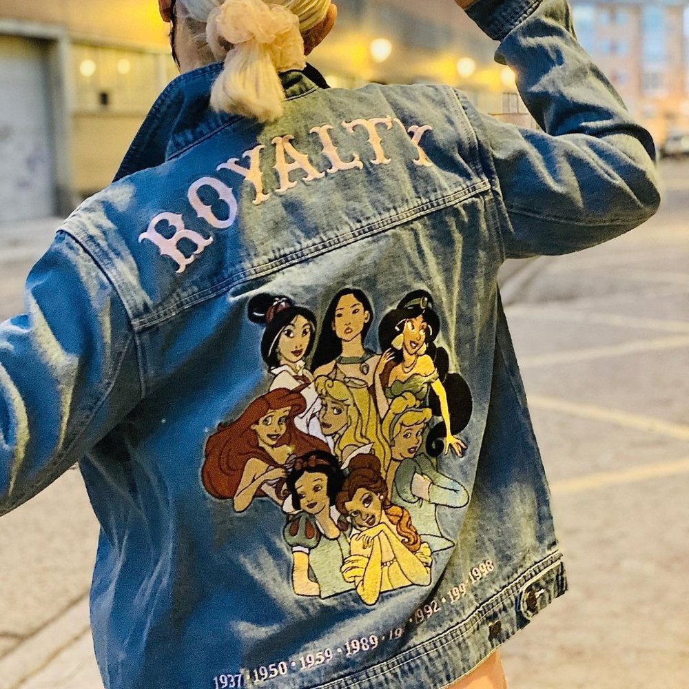 Cakeworthy 90s Princess Denim Embroidered Jacket